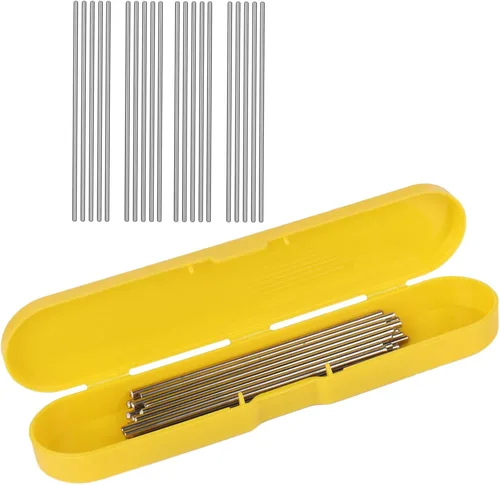 Miniatura 9 de Aeelike Pasadores de barra de acero inoxidable para tabla de bloqueo, suministros de punto y ganchillo, kit de pasadores de bloqueo, 40 clavijas