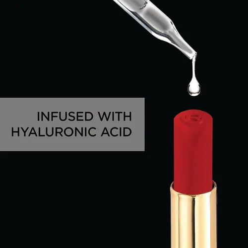 Miniatura 4 de L'Oréal Paris Colour Riche - Lápiz labial mate de volumen intenso, con ácido hialurónico para hasta 16 horas de comodidad durante todo el día, rosa