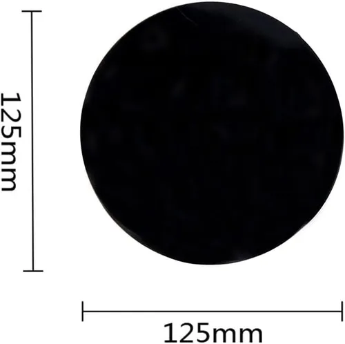 Miniatura 2 de 3 almohadillas de goma para agarrar, posavasos redondos de cocina, abrebotellas multiusos, abridor de tarros para manos débiles, color negro Blanco