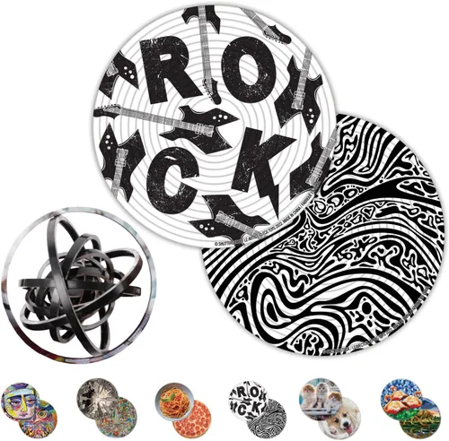Miniatura 8 de Spin Flip Puzzle – Abstracto – Girarlo, voltear, Resolverlo! para aquellos que aman el cerebro teasers! Juguete antiestrés para adultos. Gran regalo