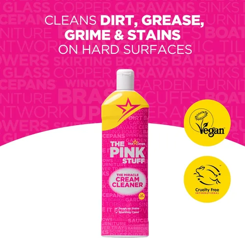 Miniatura 2 de Stardrops The Pink Stuff Limpiador en crema milagroso – Limpiador líquido multiuso para cocinas, baños y más – Elimina grasa, suciedad y sarro