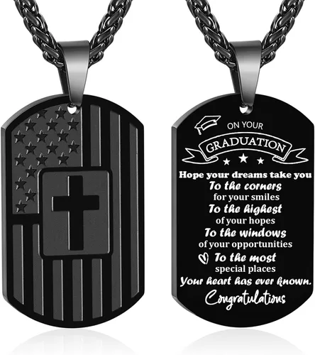 Miniatura 32 de Zocomi Rellenos de Media Navideña Regalo de Navidad - Para Mi Hijo Papá Hermano Marido Nieto Abuelo Novio Hombre Etiqueta de Perro Cruz Collar