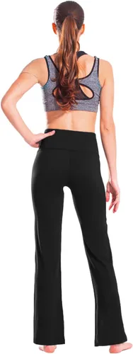 Miniatura 47 de Safort Pantalones de yoga con entrepierna de 28" 30" 32" 34"más amplios en la parte inferior para botas altas, 4 bolsillos, UPF50+