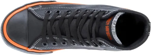 Miniatura 4 de HARLEY-DAVIDSON FOOTWEAR Nathan para hombre, NegroNaranja Vulcanizado Hi-top