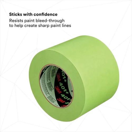 Miniatura 5 de 3M – Cinta de enmascarar 401+, color verde, varios tamaños, Verde, 8