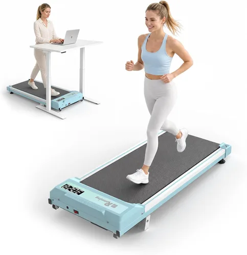 Miniatura 12 de Walking Pad Treadmill for Home and Office — Under Desk Treadmill with Remote Control, LED Display, 2.5HP Quiet Motor, Manual Incline, 300 lbs