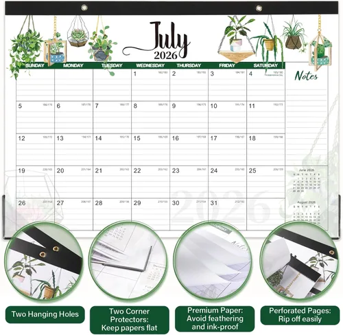 Miniatura 4 de Calendario de escritorio 2026, calendario mensual de escritorio/pared, enero de 2026 a diciembre de 2026, calendario de escritorio 2026, calendario