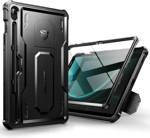 Funda Dexnor para Samsung Galaxy Tab S10 Lite / S10 FE / S9 FE 10.9 Pulgadas (2025/2023), [Protector de pantalla incorporado y soporte con lápiz]