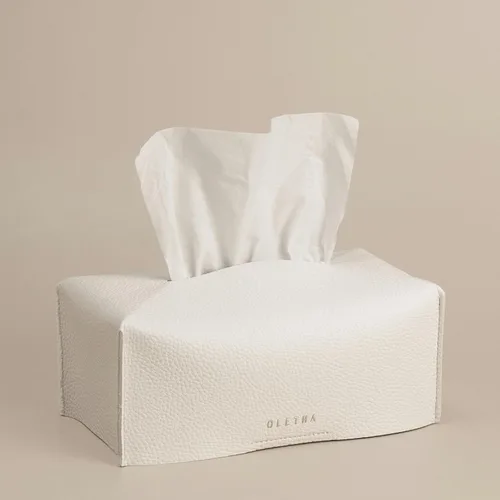 Miniatura 21 de OLETHA Funda para Caja de Pañuelos Rectangular Estética, Portador de Pañuelos de Caja Plana Mediana Rectangular, Negro