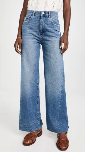 Miniatura 2 de DL1961 Hepburn pierna ancha para mujer jeans vintage de tiro alto