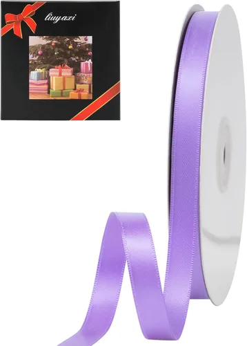 Miniatura 63 de LIUYAXI - Cinta de satén roja de doble cara, 2 pulgadas X 25 yardas continuas, cintas perfectas para envolver regalos, ramo de boda, decoración DIY