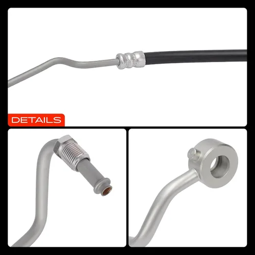 Miniatura 9 de A-Premium Conjunto de línea de manguera de presión de dirección asistida compatible con Hyundai Genesis Coupe 2010 2011 2012 2013 2014, 2.0L RWD