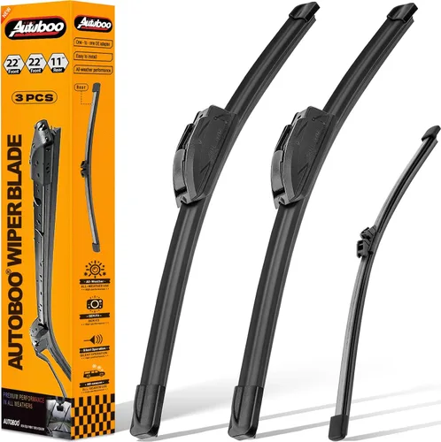 Miniatura 11 de 3 limpiaparabrisas de repuesto para Honda Pilot para limpiaparabrisas trasero y delantero 2016-2020 2021 2022, 3 piezas de 26 + 24 + 14 pulgadas