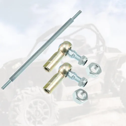 Miniatura 6 de X AUTOHAUX 2 piezas M8 270mm de varilla de bola de unión de barra de dirección para ATV de 50 cc, 70 cc, 90 cc, 110 cc, 125 cc, 150 cc, 200 cc, 250