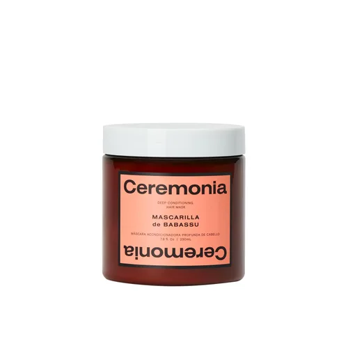 Ceremonia Mascarilla para el cabello acondicionador profundo con mantequilla de cupuaçu | Mascarilla de Babassu para cabello seco o dañado |
