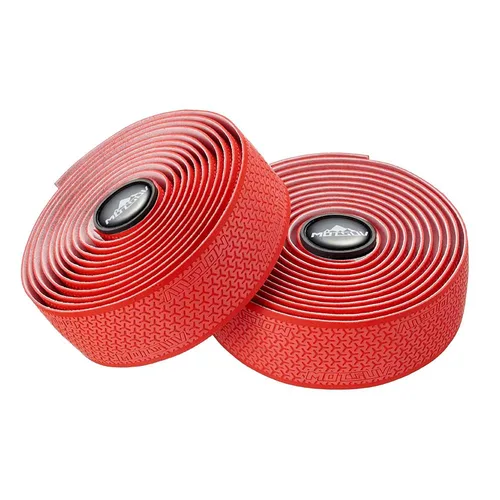 Miniatura 10 de VXM Bike Handlebar Tape,3D Silicone Particles Road Bicycle Bar Tape + Rainbow Steel Plugs,EVA Cycling Handle Grip Wrap-2 Rolls (red)
