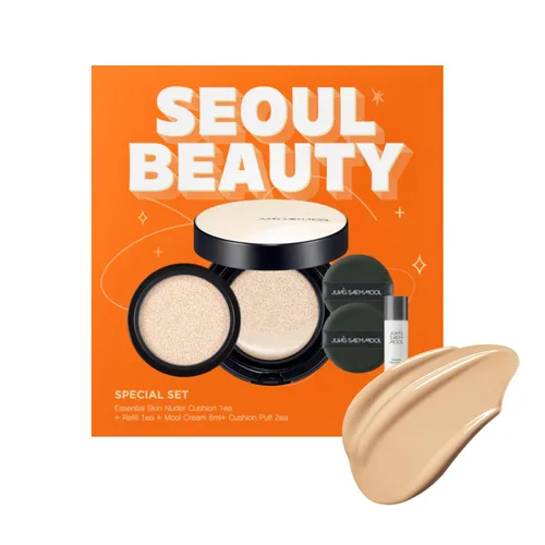 Miniatura 66 de JUNG SAEM MOOL [SPF] Cojín Esencial Skin Nuder (19 Pink Light) Recambio Incluido (0.98 Fl Oz) SPF50 Espectro Amplio Acabado Natural