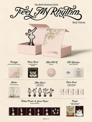 DREAMUS Red Velvet - The Reve Festival 2022: Feel My Rhythm [Orgel ver.] Álbum+Beneficios Limitados de Pre-Orden+CulturaCoreano