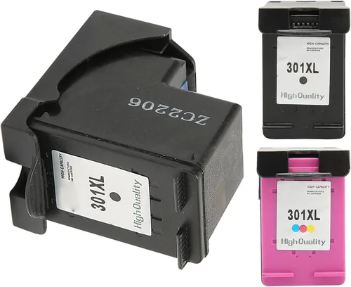 Miniatura 2 de Cartuchos de tinta de repuesto para HP 301XL, cartuchos de impresión en color negro para Envy para OfficeJet para DeskJet, fácil de instalar