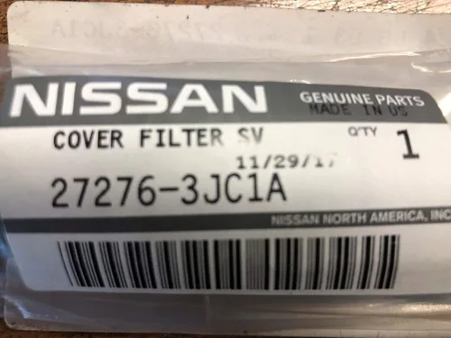 Miniatura 3 de NUEVO OEM NISSAN IN-CABINA FILTRO PUERTA - ALTIMA MAXIMA PATHFINDER MURANO