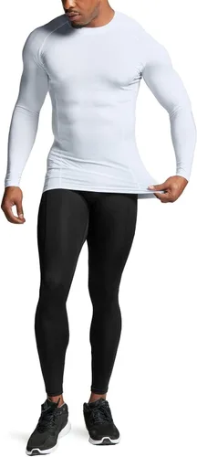 Miniatura 9 de ATHLIO - Paquete de 1 o 3 camisetas de compresión de manga larga con FPU 50+ para hombre, camiseta de protección para deportes acuáticos