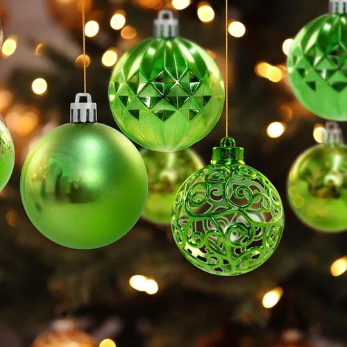 Miniatura 5 de 24 Esferas Navideñas de Champán Colgantes para Árbol, Adornos Irrompibles, Decoraciones de Temporada para Decoración de Árbol, Fiestas y Navidad