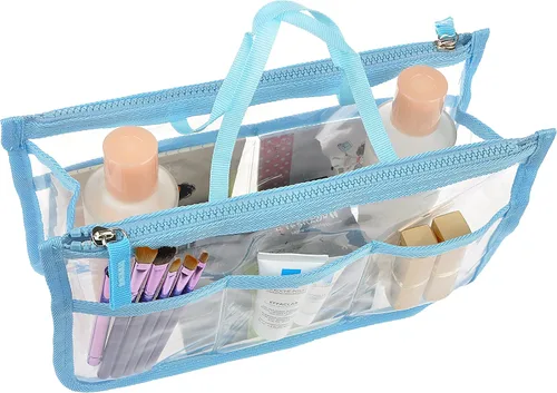 Miniatura 21 de Bolso de mano estilo cartera de Vercord para mujer con organizador incorporado, estampado bien definido, con manijas y cremallera, tamaño 2
