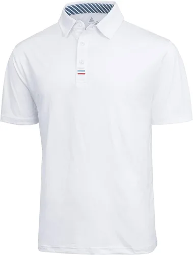 Miniatura 79 de V VALANCH Polo de golf de manga corta para hombre, estilo casual, con cuello que absorbe la humedad