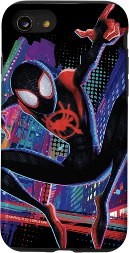 Miniatura 18 de Funda para iPhone 13 Pro Max Marvel Spider-Man Into the Spider-Verse Miles Morales City