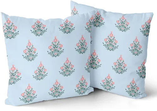 Miniatura 25 de Giwawa Little Adventure - Funda de almohada decorativa cuadrada de 16 x 16 pulgadas, color azul marino, diseño de flecha, fogata, oso, bosque