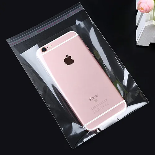 Miniatura 5 de 400 bolsas de plástico transparente autosellantes con agujero para colgar, bolsas de celofán resellables para panadería, galletas, dulces, joyas