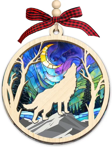 Miniatura 23 de HEXMOZ Adornos de Oso para Árbol de Navidad - Regalos de Osos para Mujeres, Hombres, Amantes de los Osos - Adorno de Navidad de Osos, Ideas