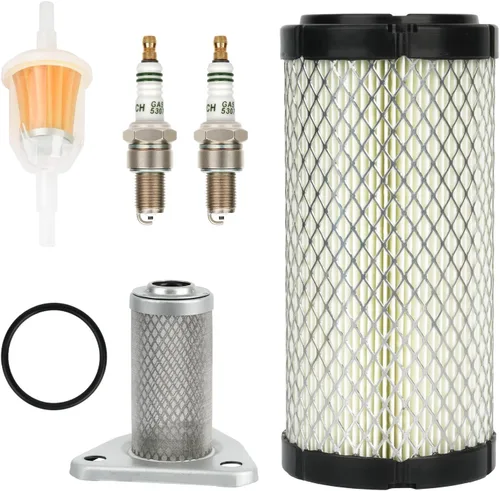 CLUBRALLY Kit de afinación de carrito de golf con bujía de filtro de aceite para EZGO TXT/ST 350 Gas 1996 en adelante
