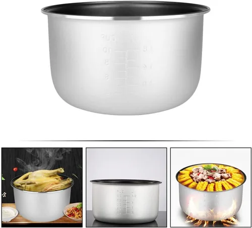 Miniatura 4 de Housoutil Olla de arrocera interior de repuesto para olla de cocina, revestimiento antiadherente, recipiente de cocción de arroz, tanque