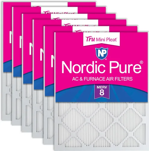Miniatura 83 de Nordic Pure Filtros de aire para horno MERV 6 de 18 x 25 x 1 pulgadas (tamaño real: 17 1/2 x 24 1/2 x 3/4), color verde poliéster MERV 6, reduce