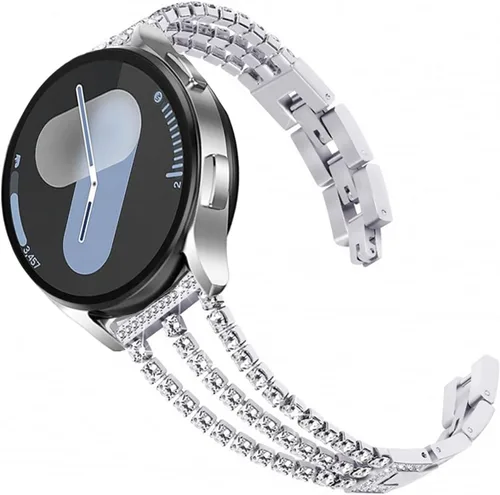 Miniatura 8 de DEALELE Correas compatibles con Samsung Galaxy Watch 6/6 Classic / 5/5 Pro / 4/4 Classic / 3 1.614 in / Active 2, correa de repuesto de metal de 1#