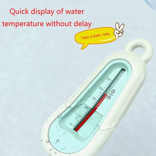 Miniatura 8 de Prueba de temperatura de los accesorios del metro de la temperatura del agua del termómetro de la bañera del bebé para los bebés Verde hierba
