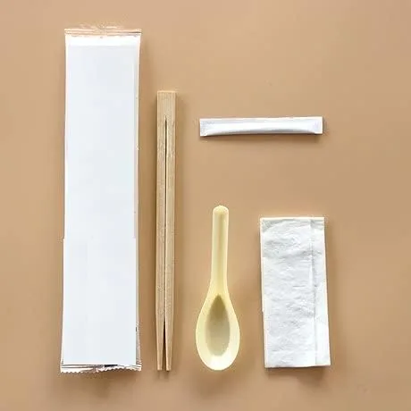 Miniatura 7 de Juego de utensilios envueltos individualmente de peso medio, ideal para picnic, barbacoa, suministros de fiesta, restaurante, viaje y campamento