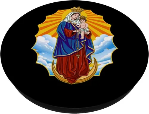Miniatura 2 de Virgen Chiquinquira Chinita Zulia Maracaibo Venezuela PopSockets intercambiables PopGrip