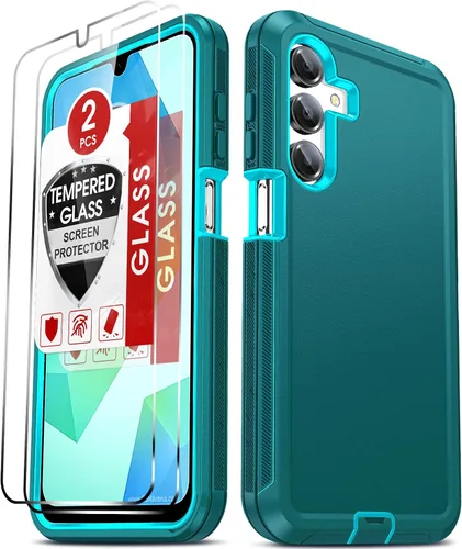 Miniatura 59 de LeYi Funda compatible con Samsumg Galaxy A05 4G: Galaxy A05 4G con resistente a los golpes, 3 en 1 de cuerpo completo, protección resistente