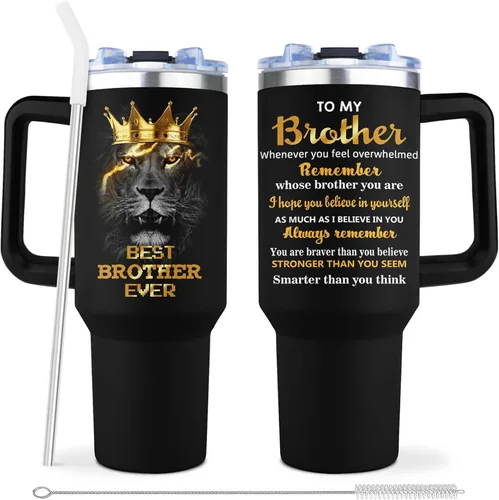 Miniatura 12 de Muilzon Regalos para Nieto Vasos de café de 20 onzas – Regalos de graduación, Navidad, cumpleaños para nieto de parte de la abuela y el abuelo