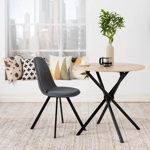 Miniatura 2 de Homy Casa Juego de 4 sillas giratorias de comedor, sillas laterales giratorias de 360°, sillas de estilo moderno de mediados de siglo, sillas