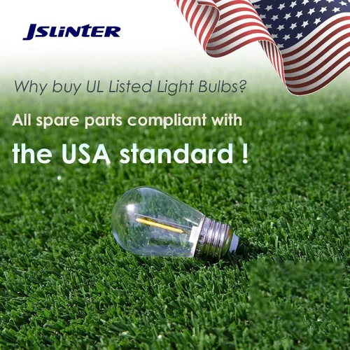 Miniatura 3 de Jslinter Bombillas LED S14 de 1 W, inastillables y resistentes al agua, 2200 K blanco cálido, equivalente a 11 W, base E26, reemplazo