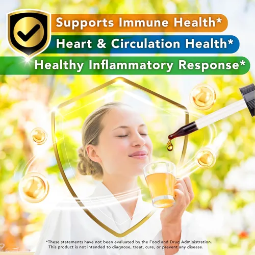 Miniatura 4 de LOVITA Extracto líquido de propóleo de abeja, gotas de resina 5:1 con 18% de bioflavonoides, antioxidante sin alcohol, apoyo inmunológico y calmante