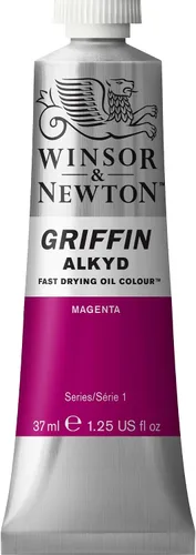 Miniatura 16 de Winsor & Newton Griffin Alkyd - Pintura al óleo de secado rápido, tubo de 1.25 onzas líquidas, Siena quemada