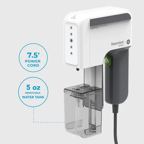 Miniatura 5 de Steamfast NOMAD - Vaporizador portátil de viaje para ropa, vaporizador de mano para ropa con calentamiento de 30 segundos, tiempo de vapor de 11