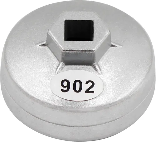 Road Passion Llave de filtro de aceite 902 Cap 1/2 "Square Drive Filtro de aceite Herramientas Removel Filtro Llave Llave Herramienta de mano