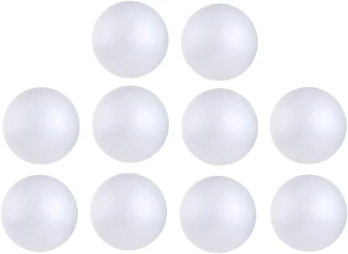 Miniatura 10 de 100 piezas de bolas de espuma blancas de 1 pulgada de poliestireno, bolas de manualidades de espuma para arte, manualidades, hogar, proyectos 1.0 in