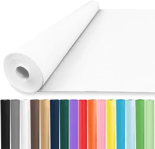 Miniatura 48 de Vanhench - Papel de estraza color marrón de 17.5 x 1200 pulgadas (100 pies), para artes y manualidades, para envolver regalos y flores, tablón