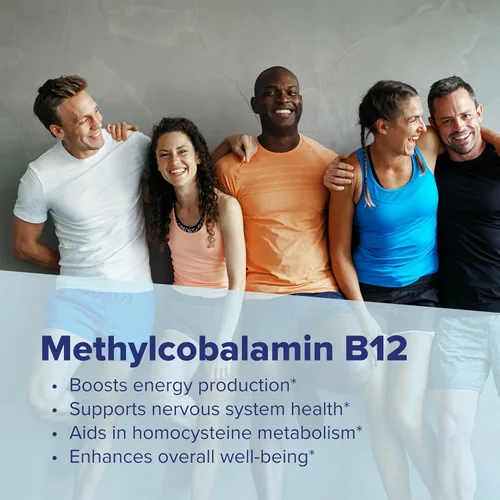 Miniatura 6 de Superior Source No Shot Metilcobalamina B-12 5000 mcg – Vitamina B-12 para apoyar la producción de energía, la salud del cerebro y el bienestar